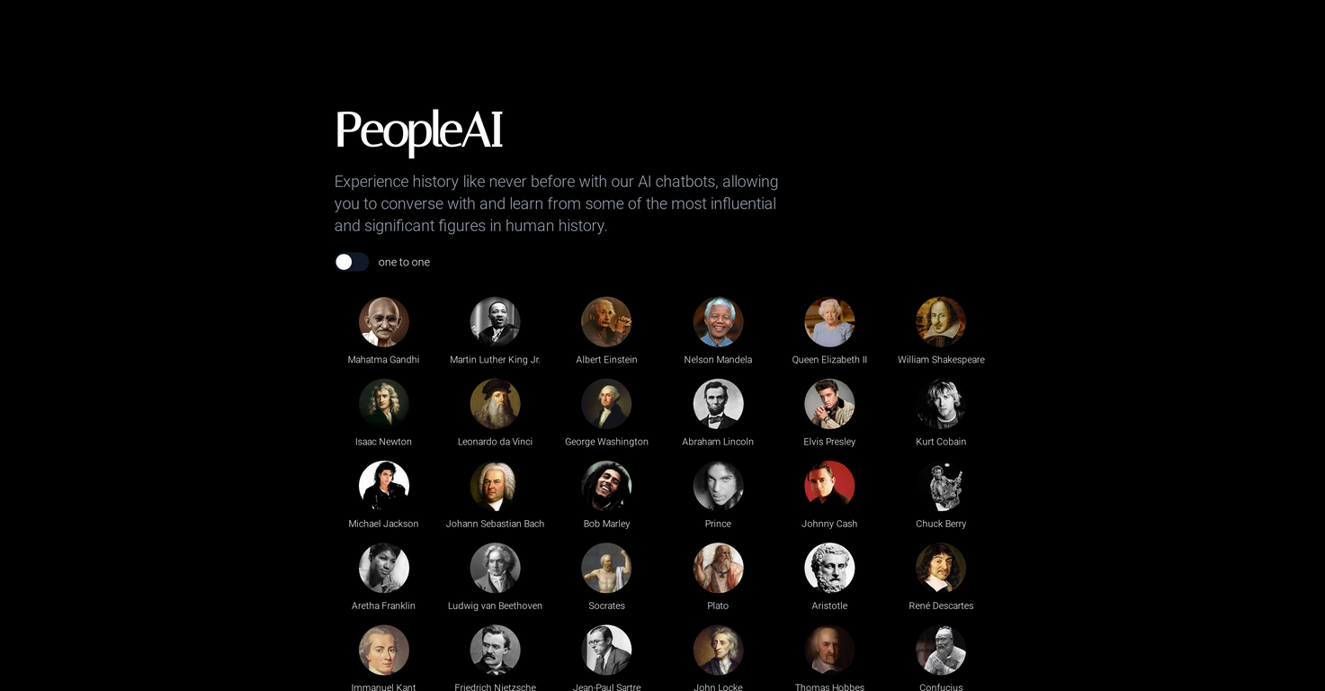 People AI screenshot