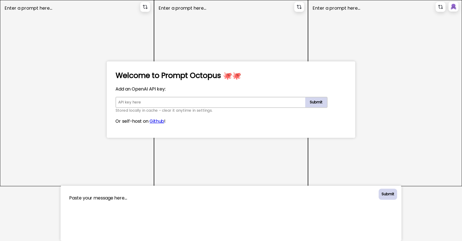 Prompt Octopus screenshot