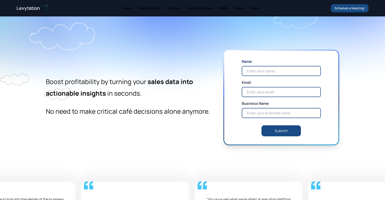 Levytation screenshot