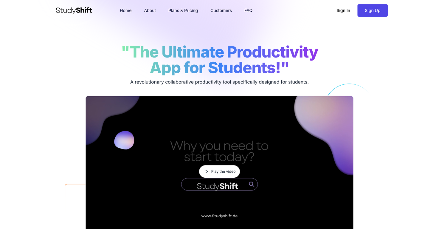 StudyShift screenshot