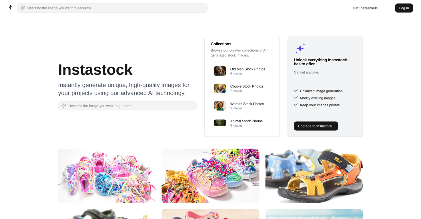 Instastock screenshot