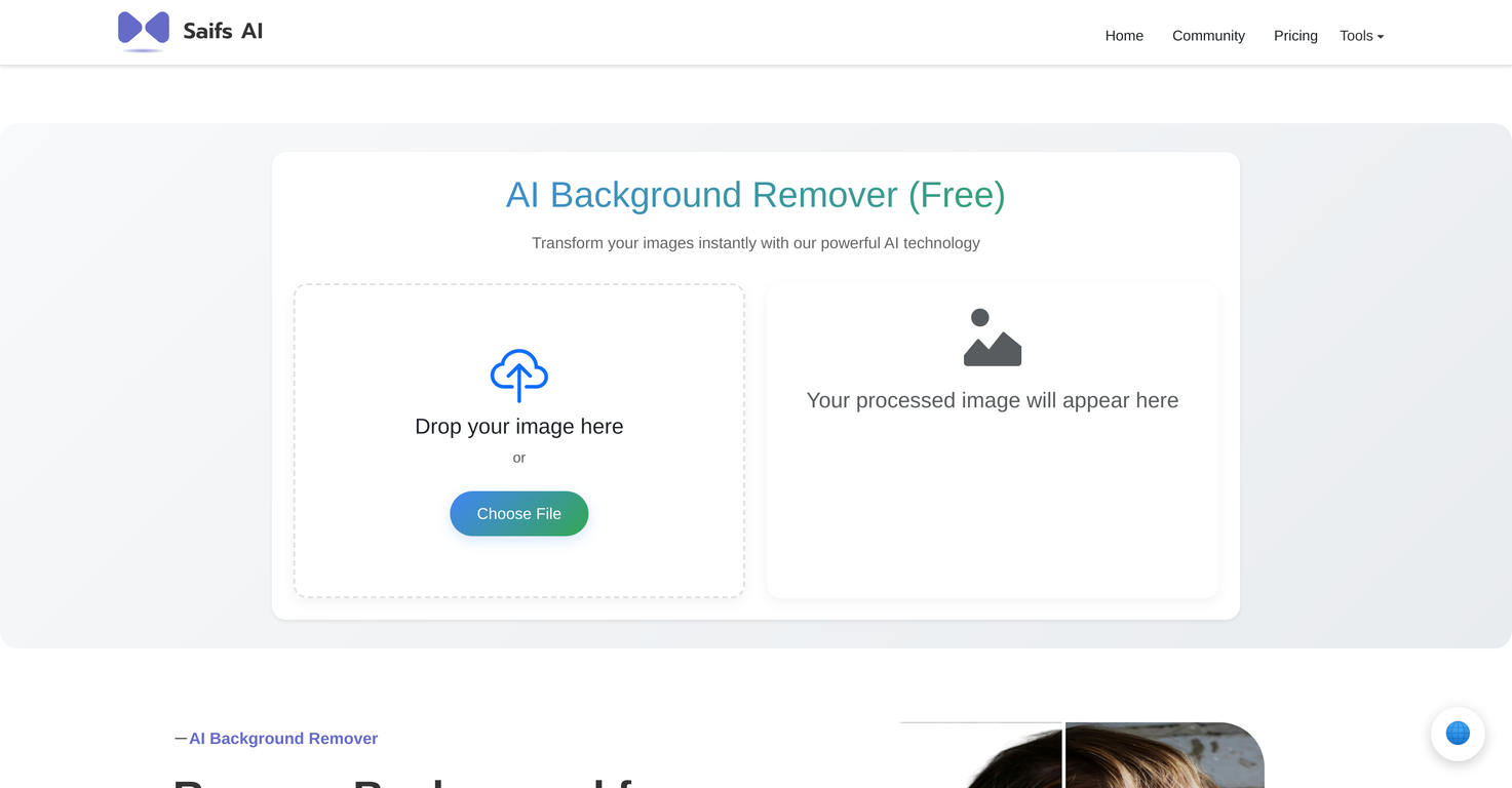Saifs screenshot