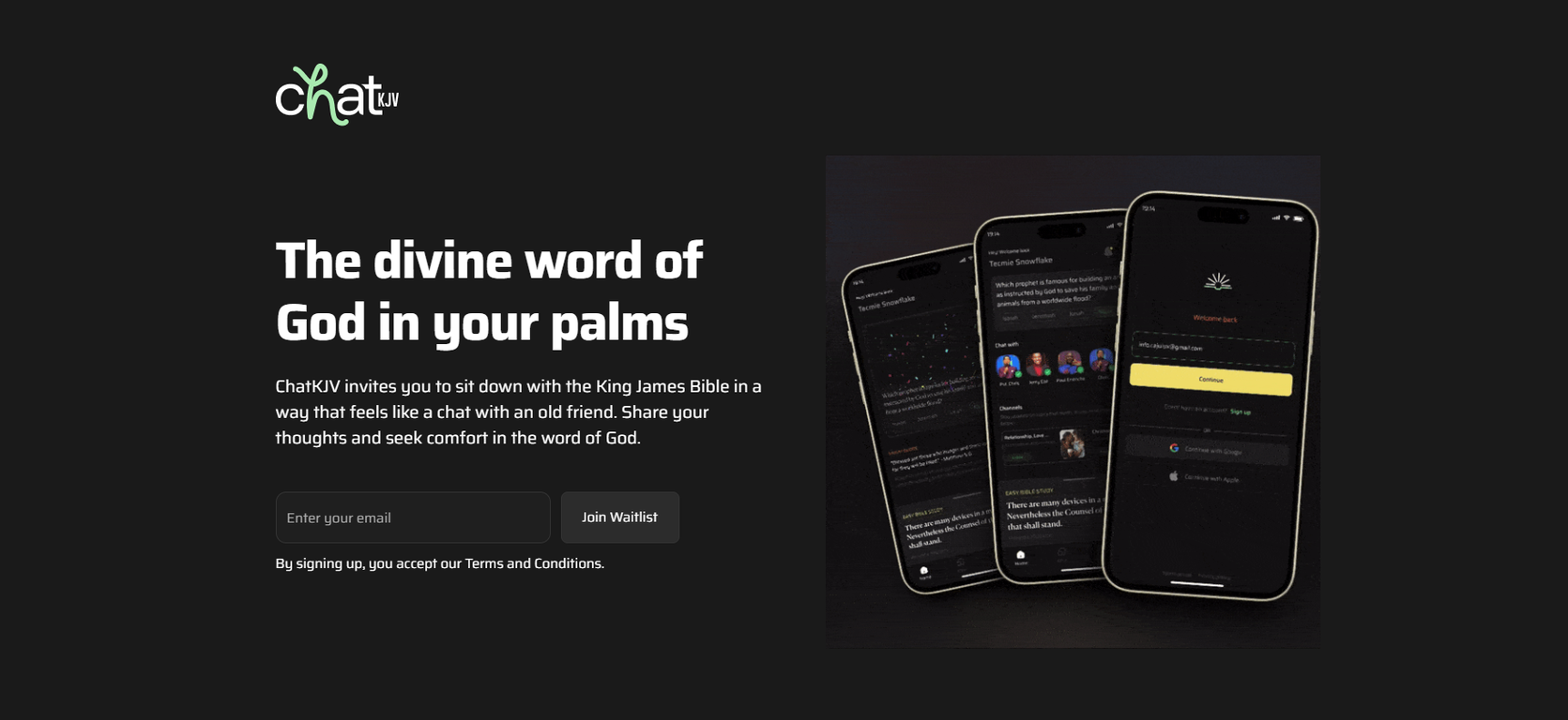 Chat KJV screenshot