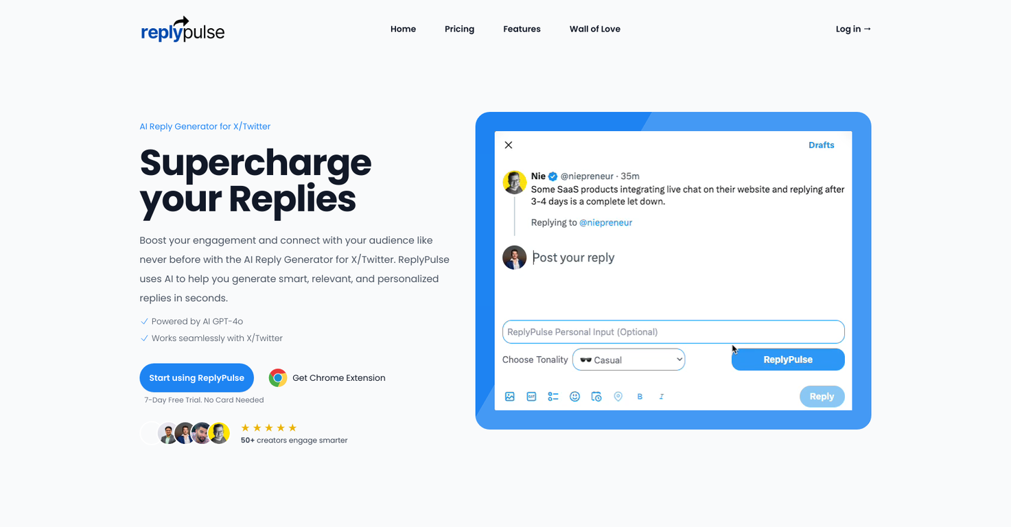 ReplyPulse screenshot