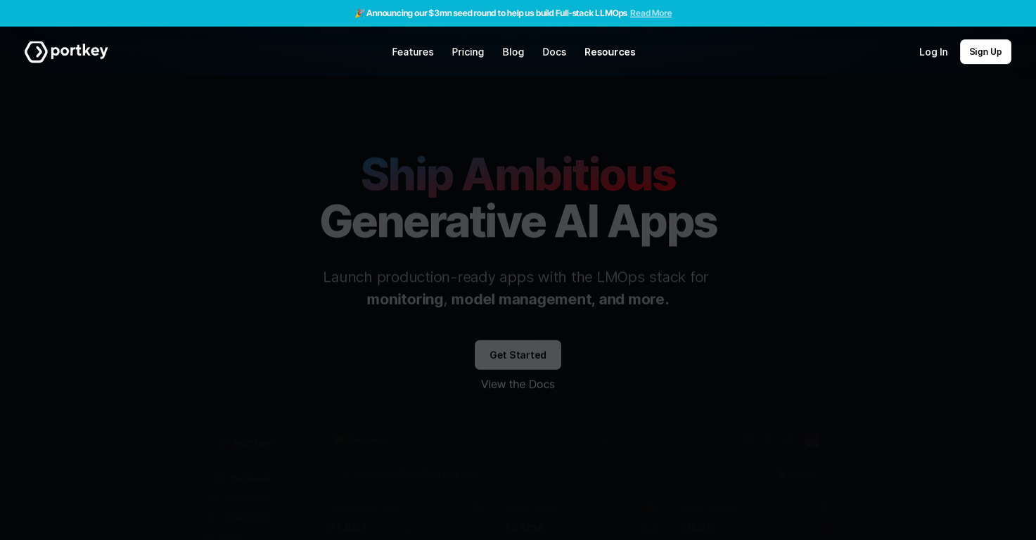 Portkey screenshot