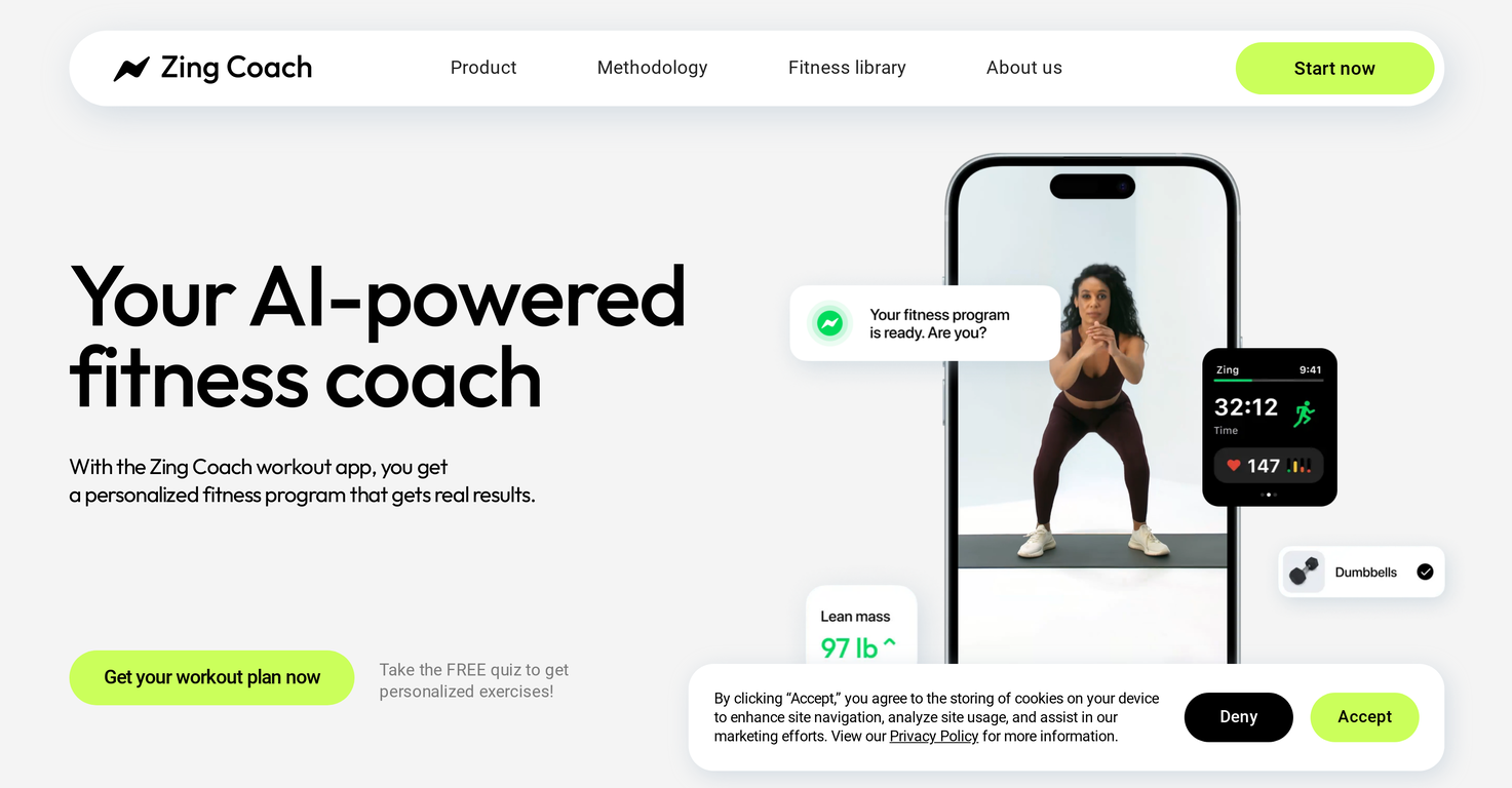 Zing Coach screenshot