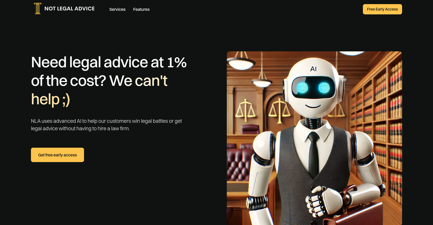 Not Legal Advice screenshot