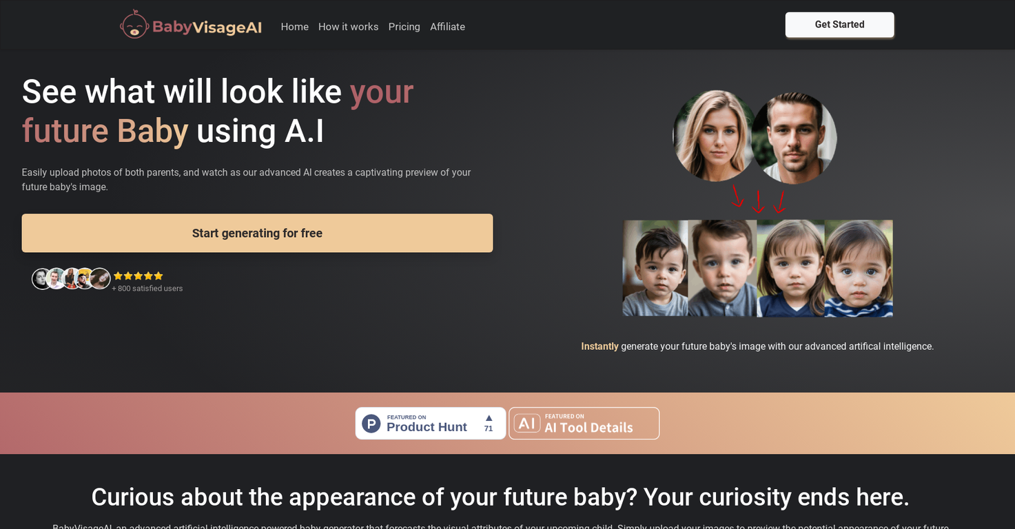 BabyVisageAI screenshot