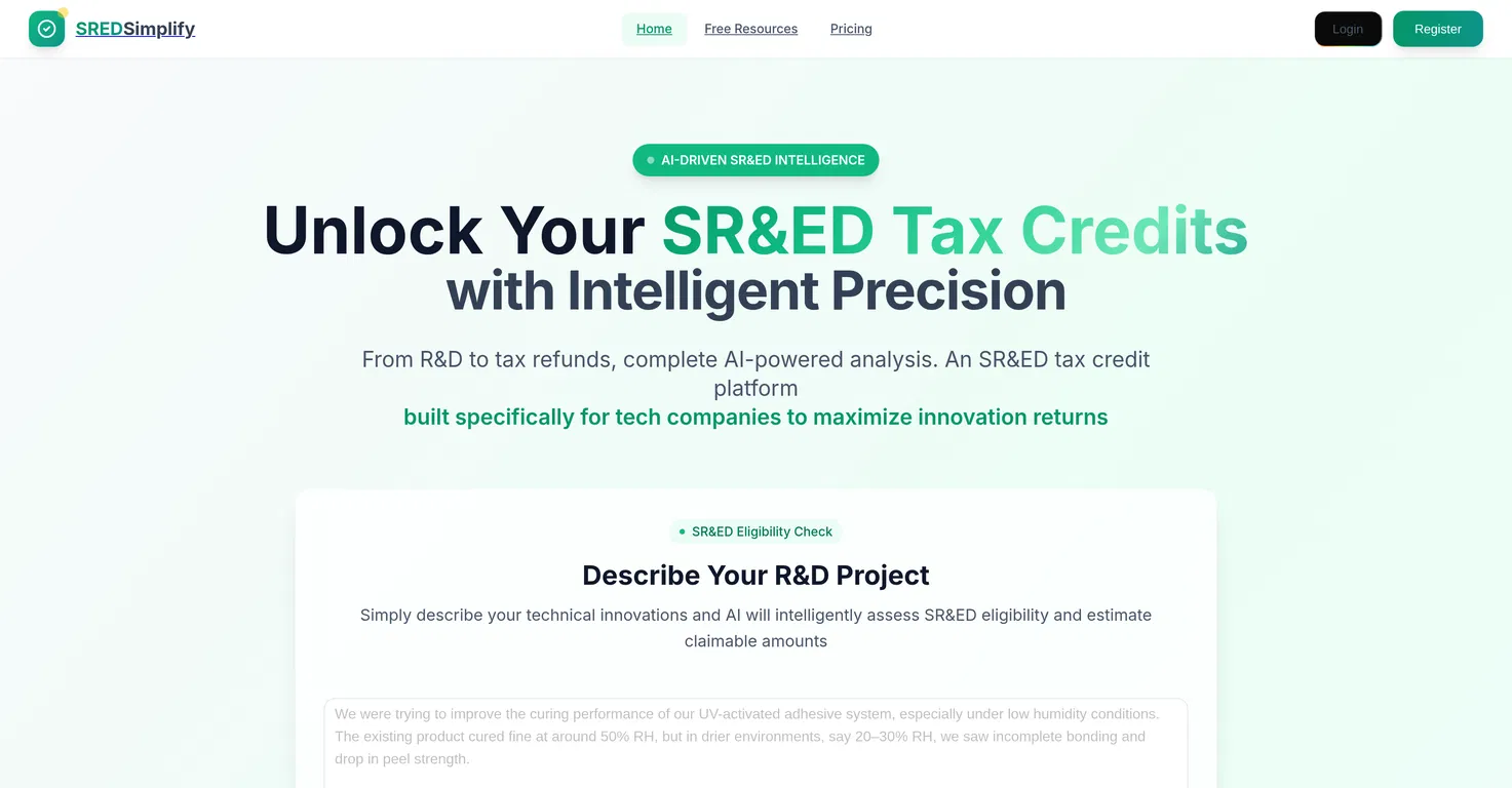 SREDSimplify screenshot