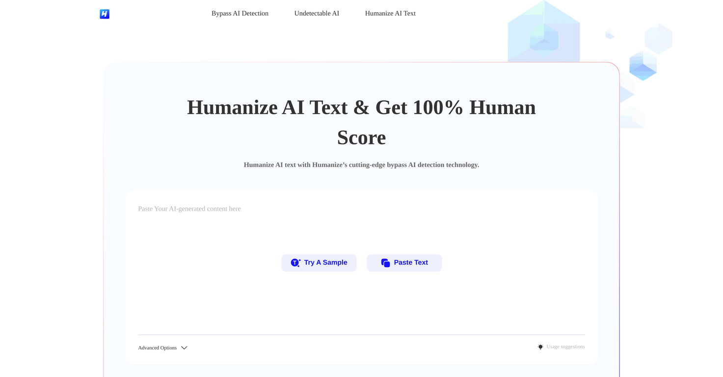 HumanizeAI Tools screenshot