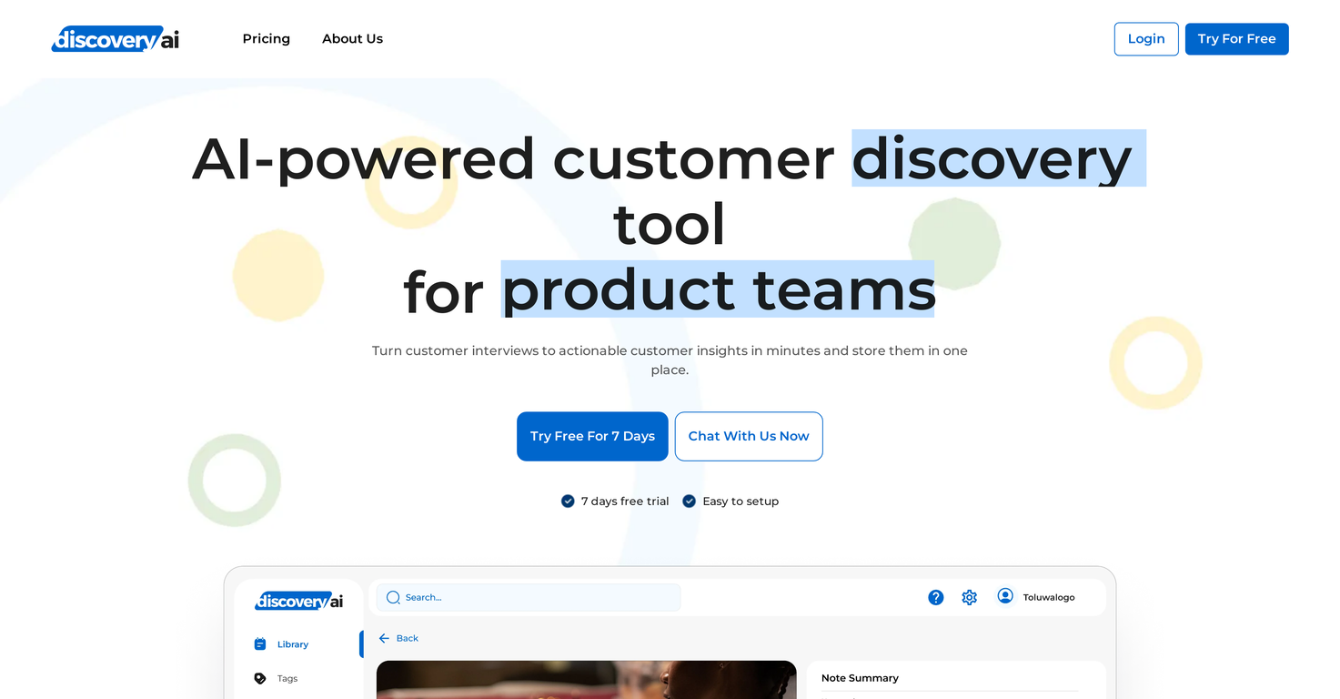 Discovery AI screenshot