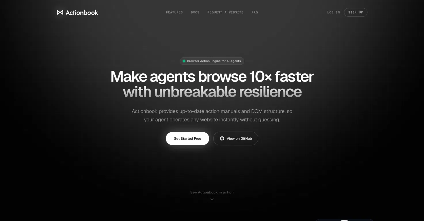 Actionbook screenshot