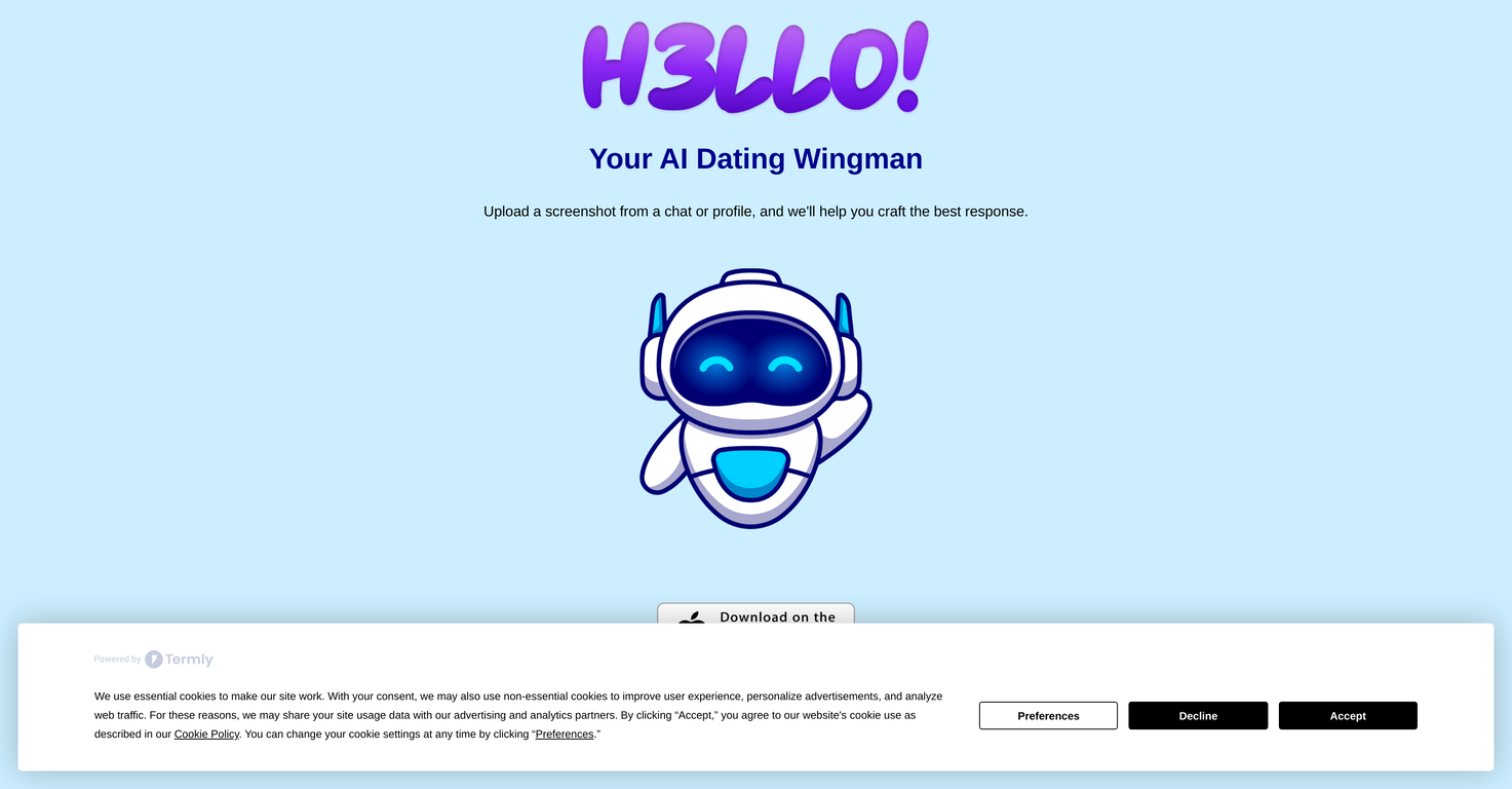 H3LLO screenshot