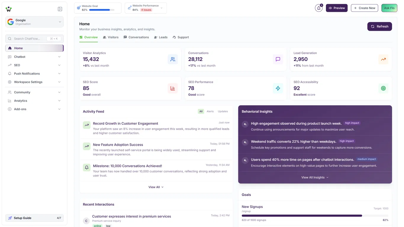 ChatFlow screenshot