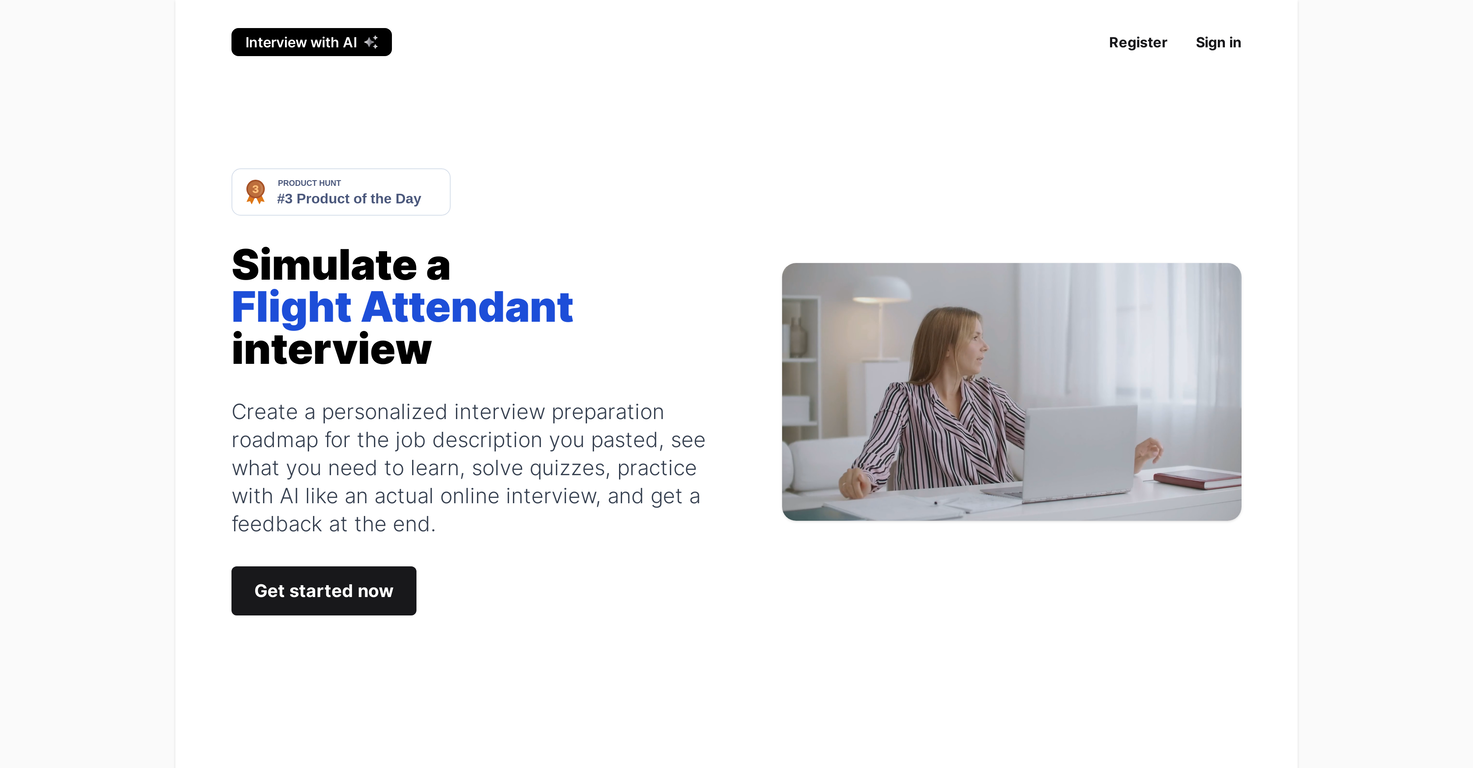 Interview with AI screenshot