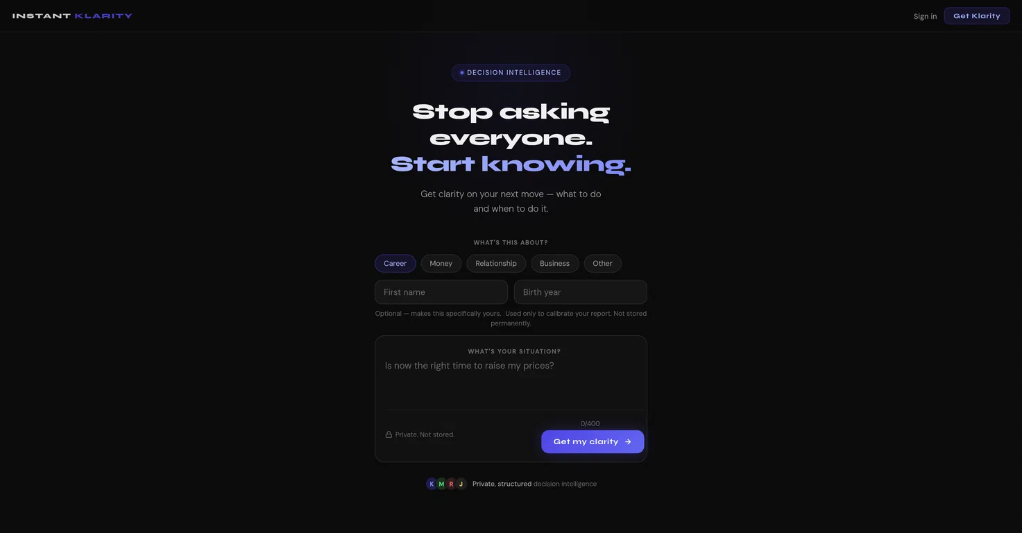 Instant Klarity screenshot