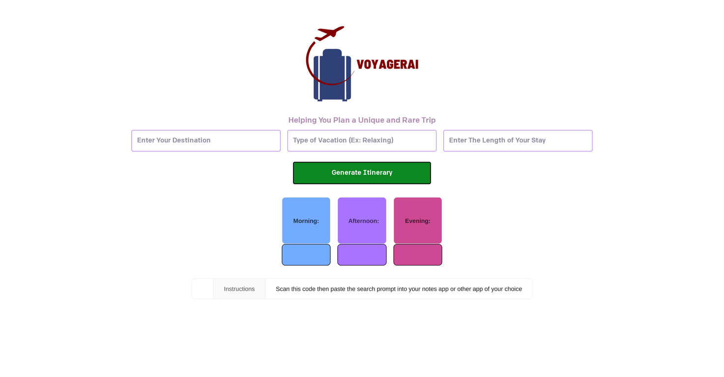 VoyagerAI screenshot
