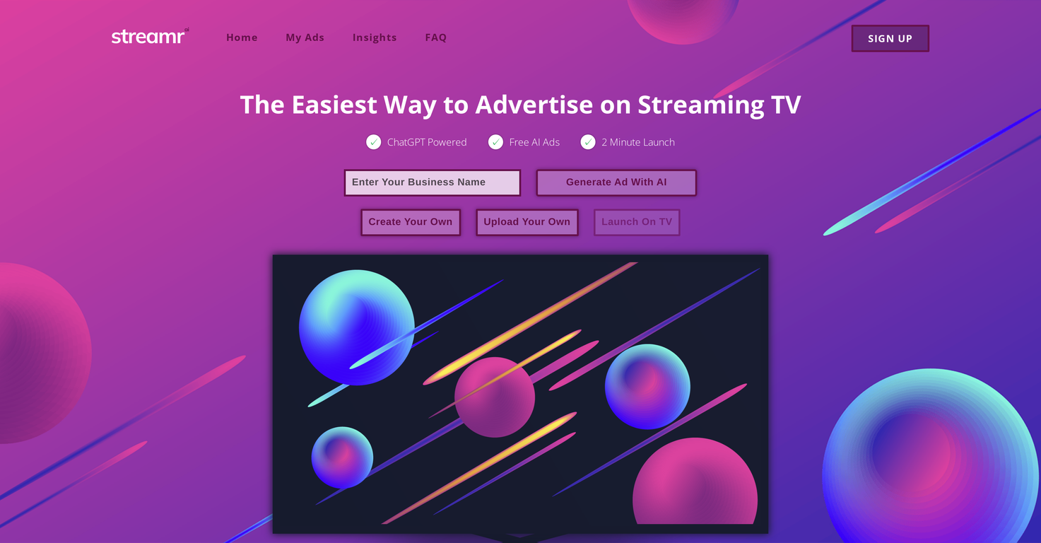 Streamr screenshot