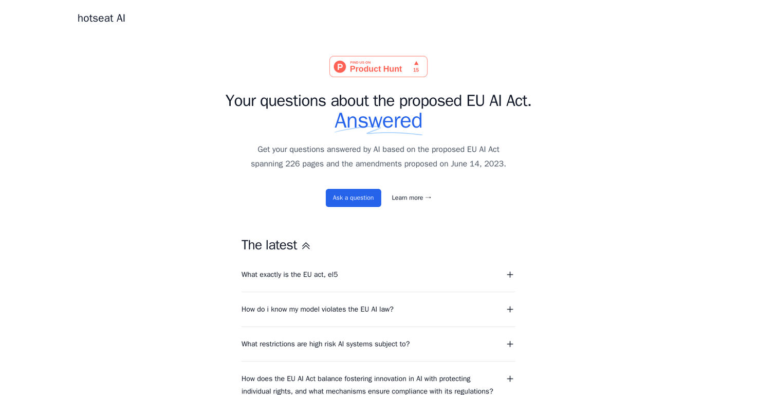 HotseatAI screenshot