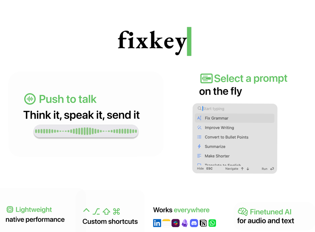 Fixkey screenshot