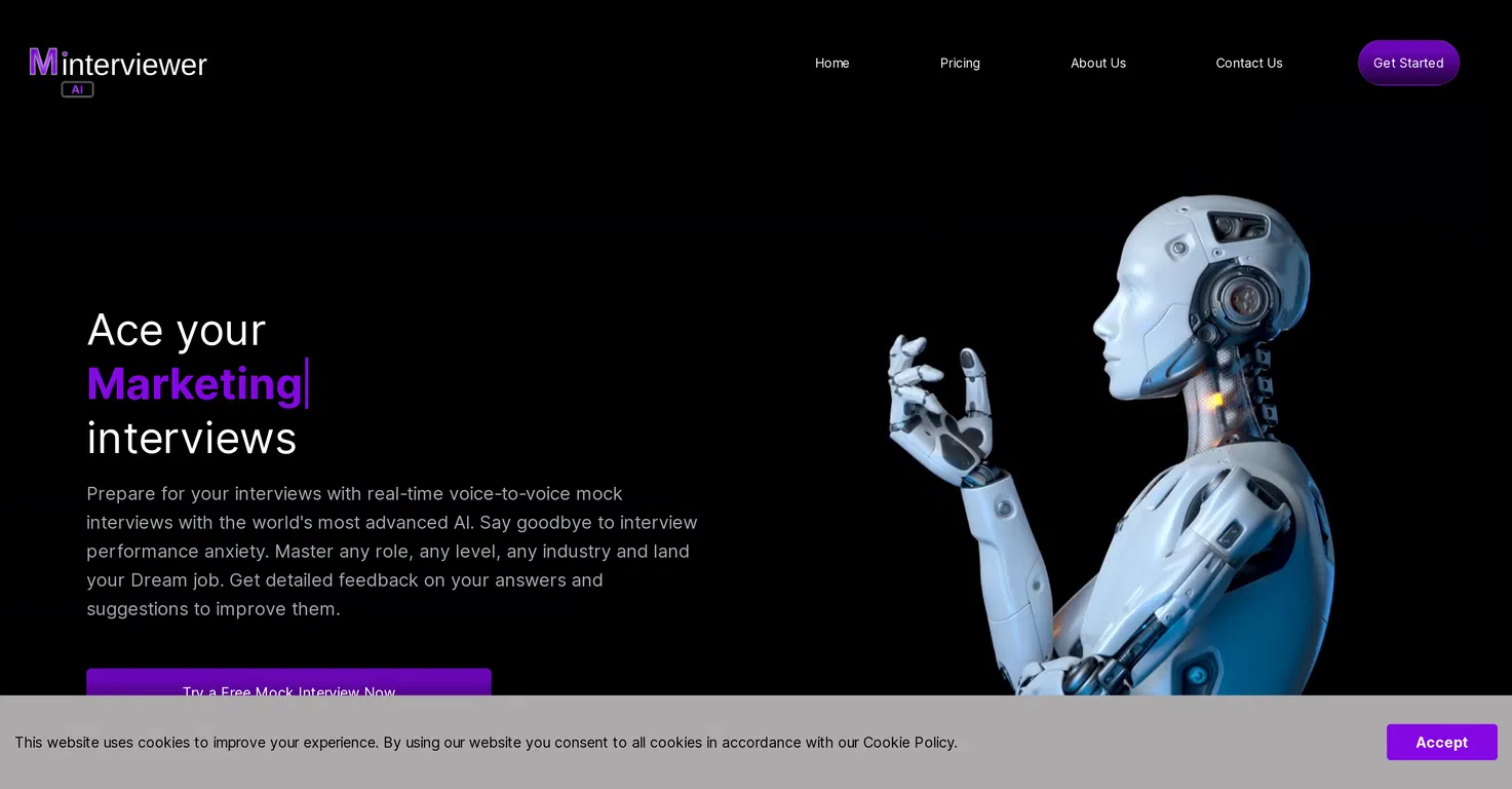 Mock Interviewer AI screenshot