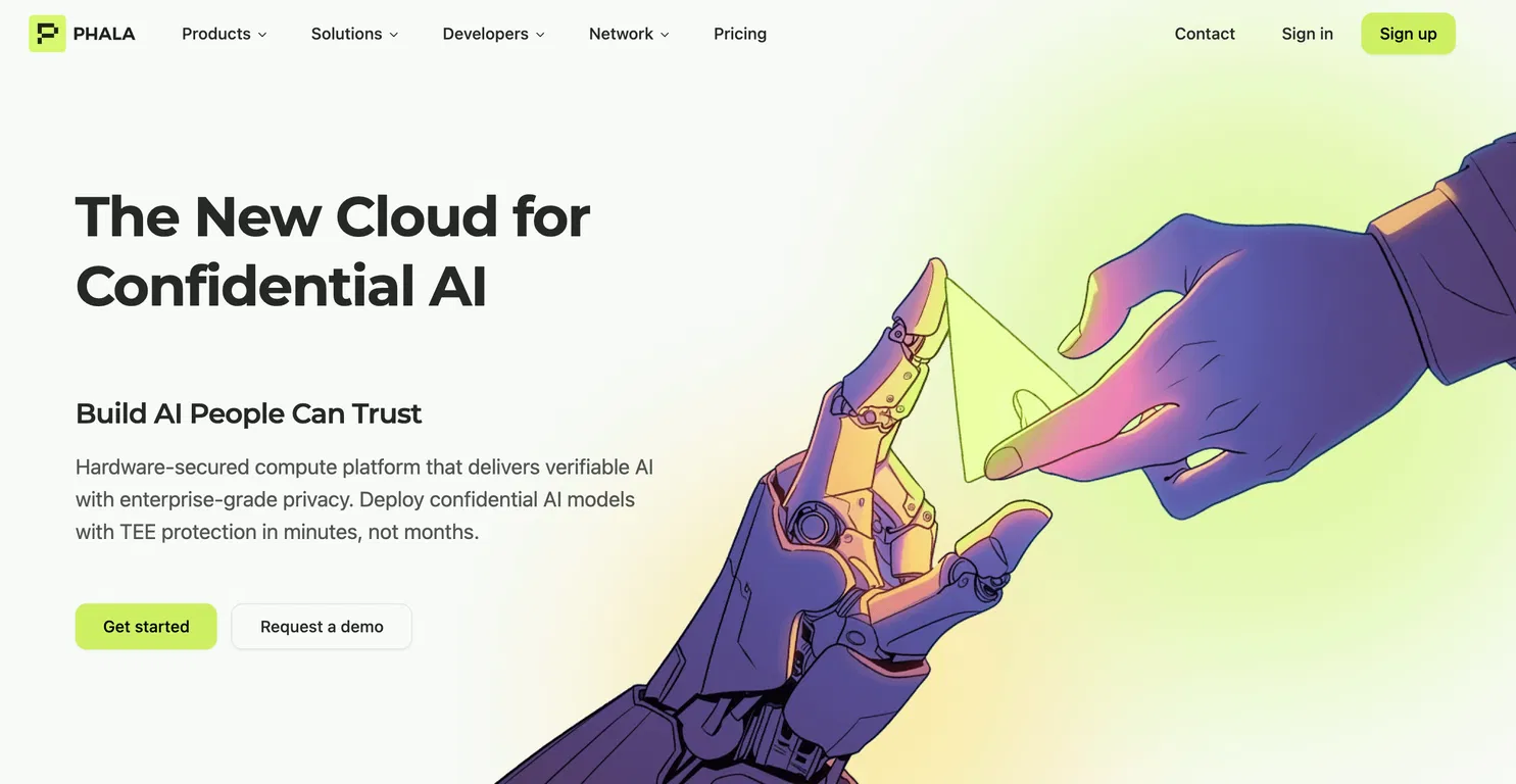 Phala Cloud screenshot