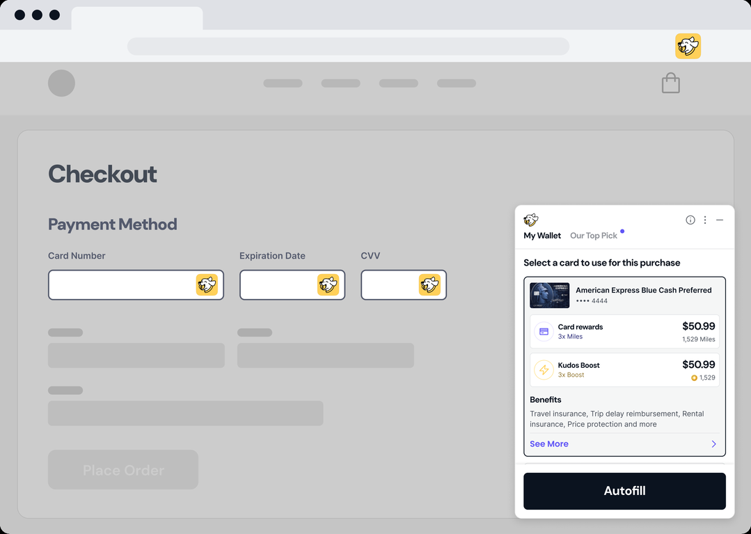 Kudos - Smart Wallet screenshot