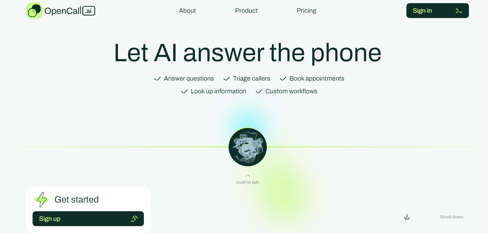 OpenCall screenshot