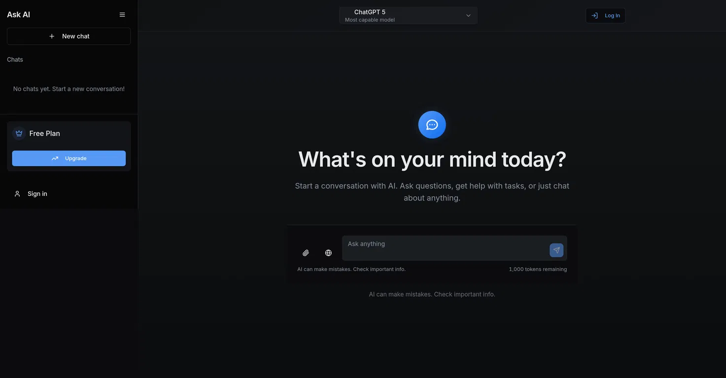 AskAnyModel screenshot
