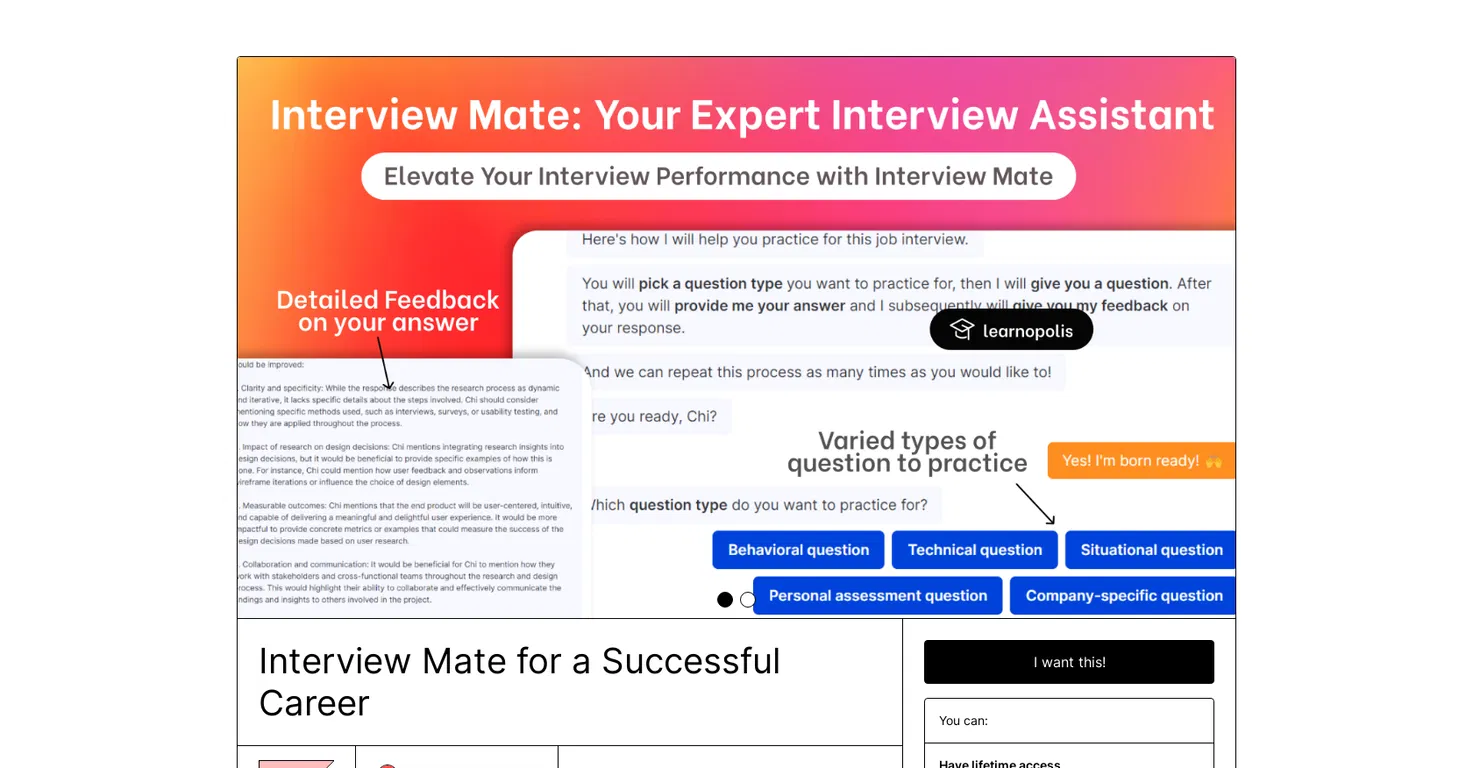 Interview Mate screenshot