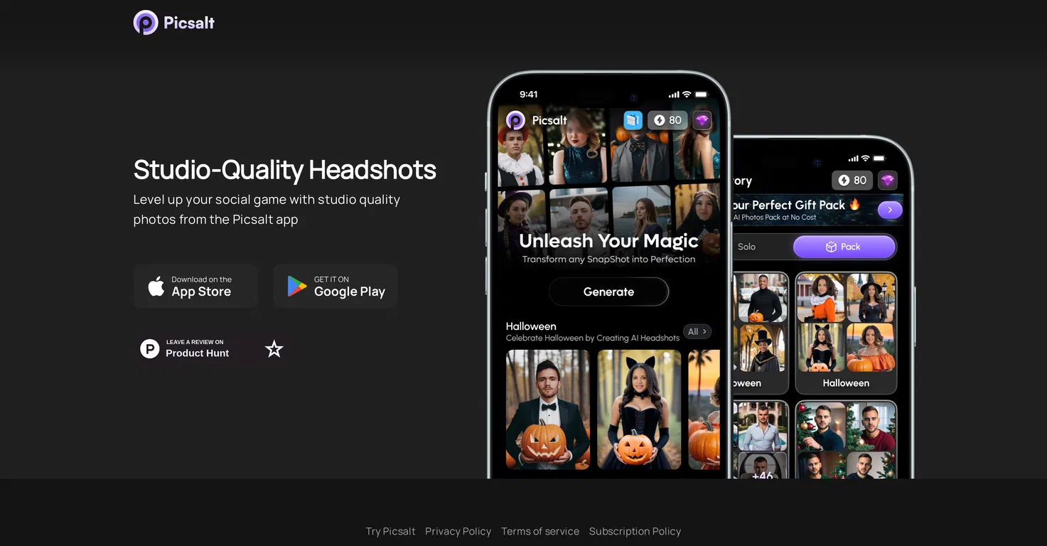 Picsalt screenshot