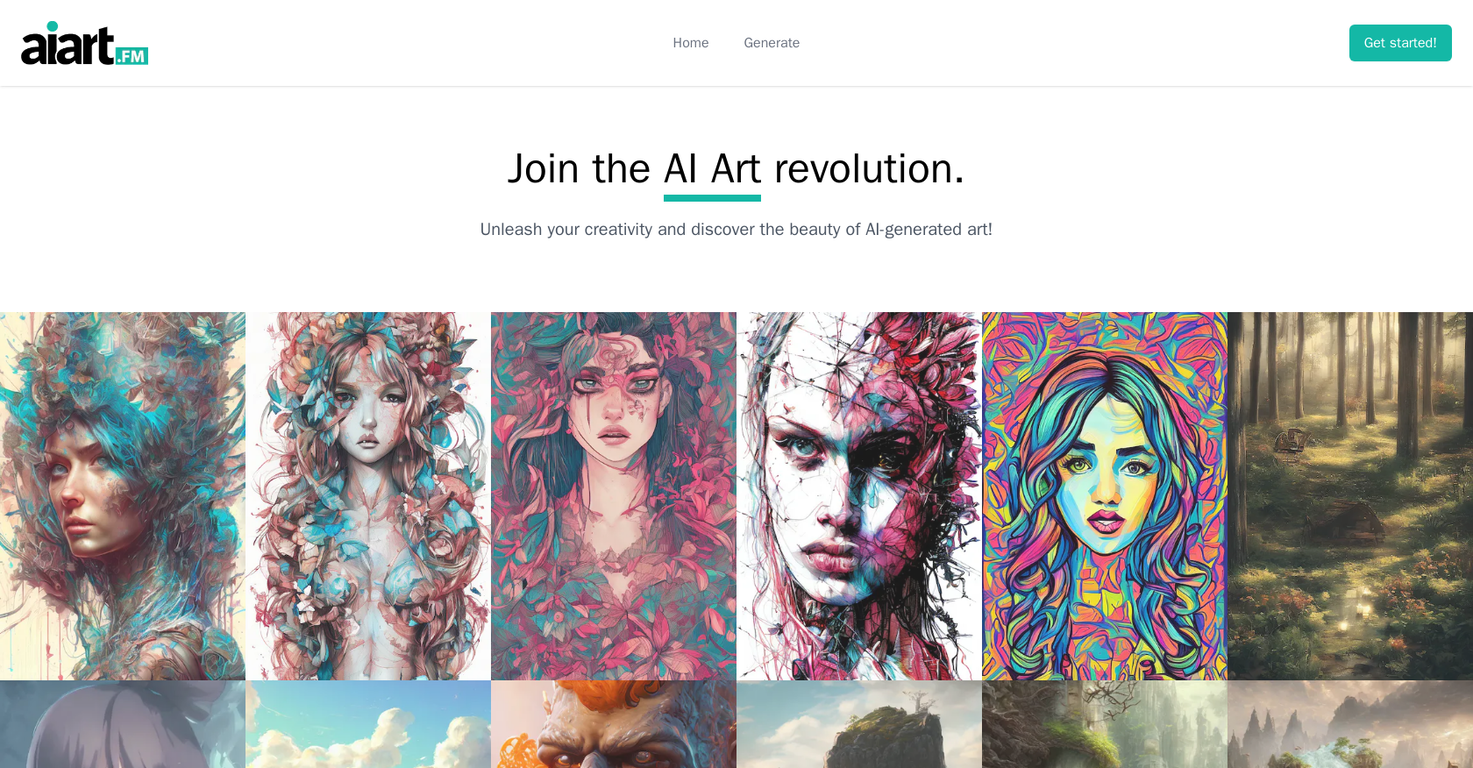 aiart.fm screenshot