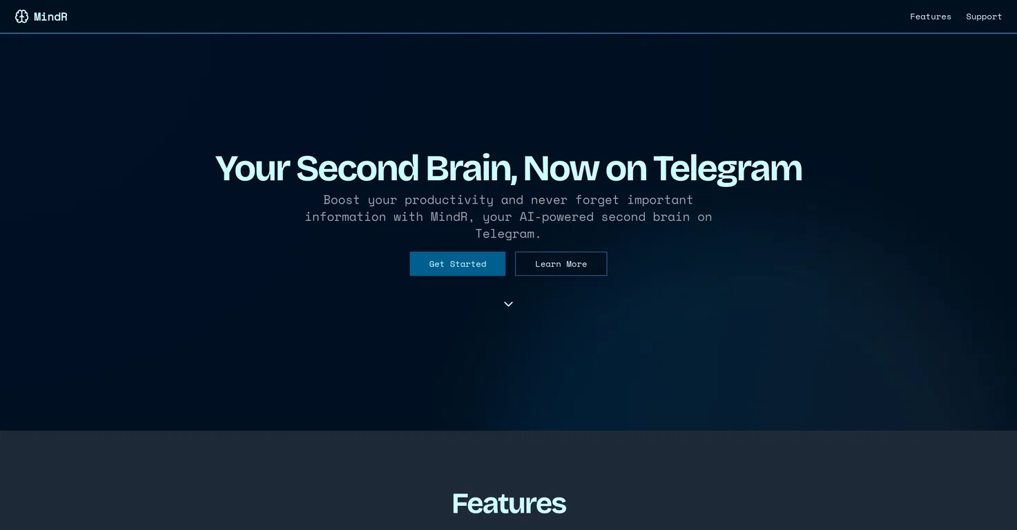 MindR screenshot