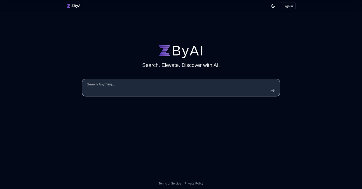 ZbyAI screenshot