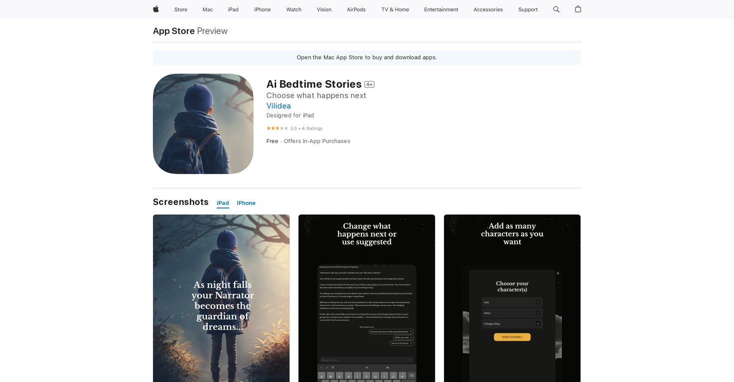 Ai Bedtime Stories screenshot