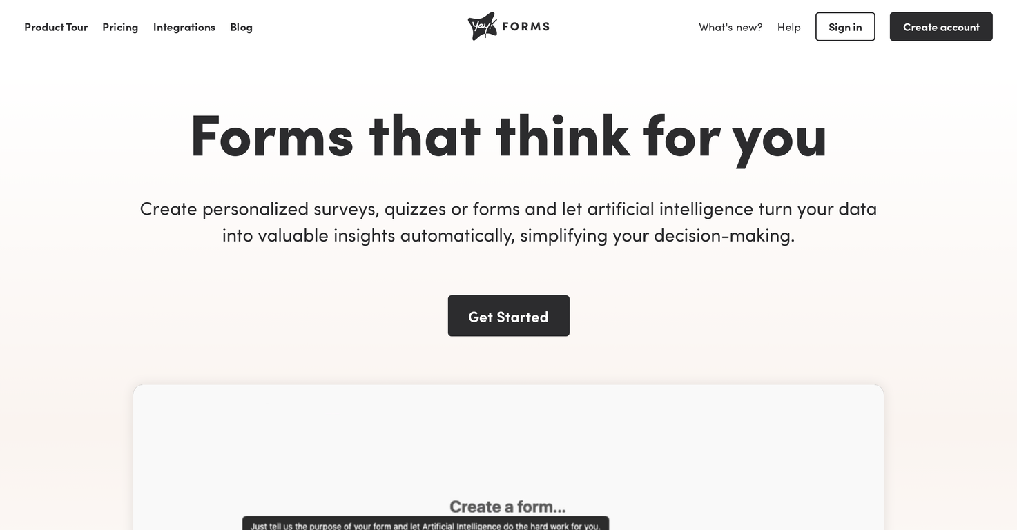 Yay! Forms screenshot