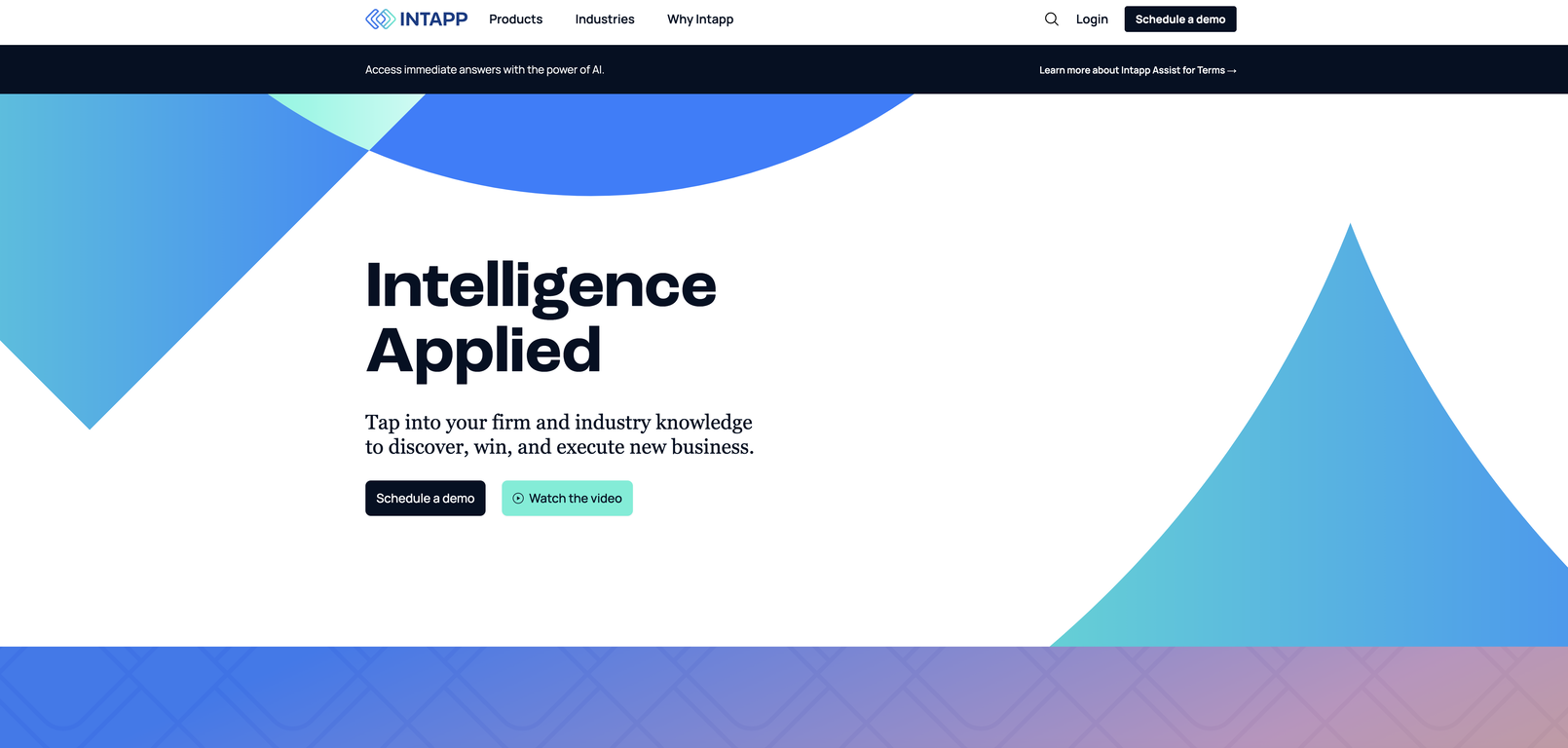 Intapp screenshot