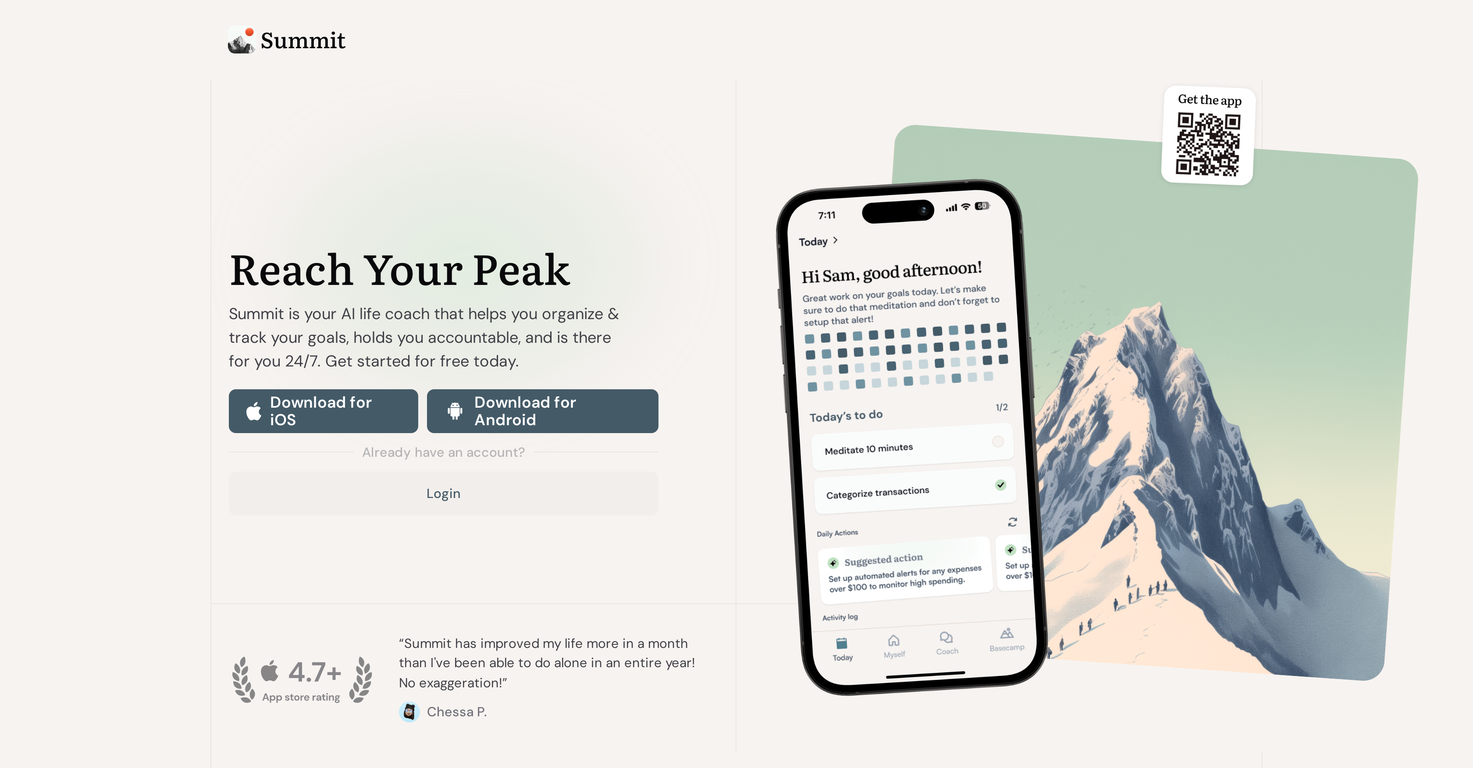 Summit screenshot