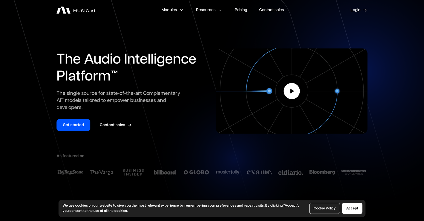 MusicAI screenshot