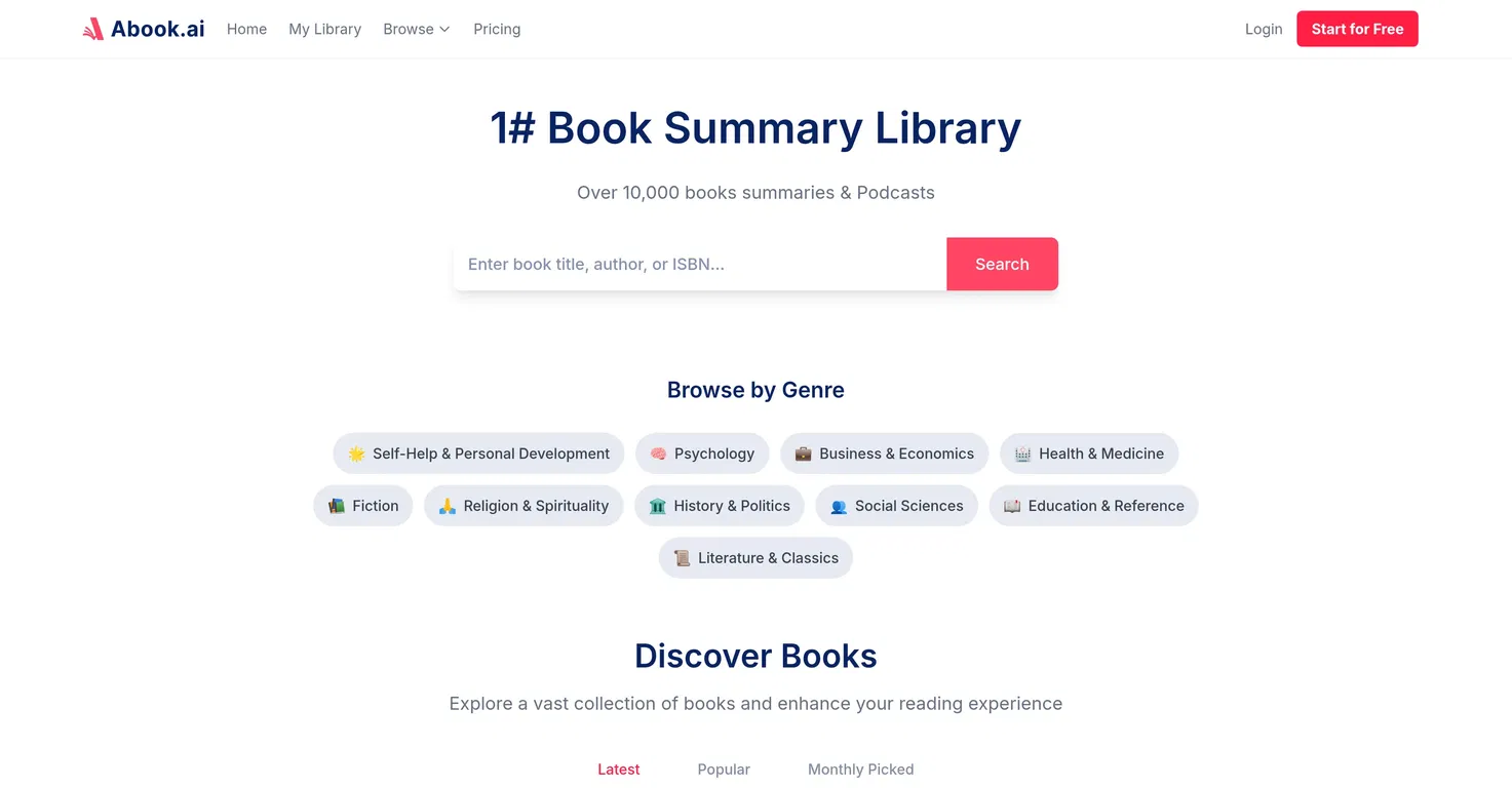 Abook.ai screenshot
