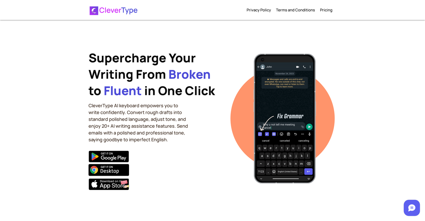 CleverType screenshot