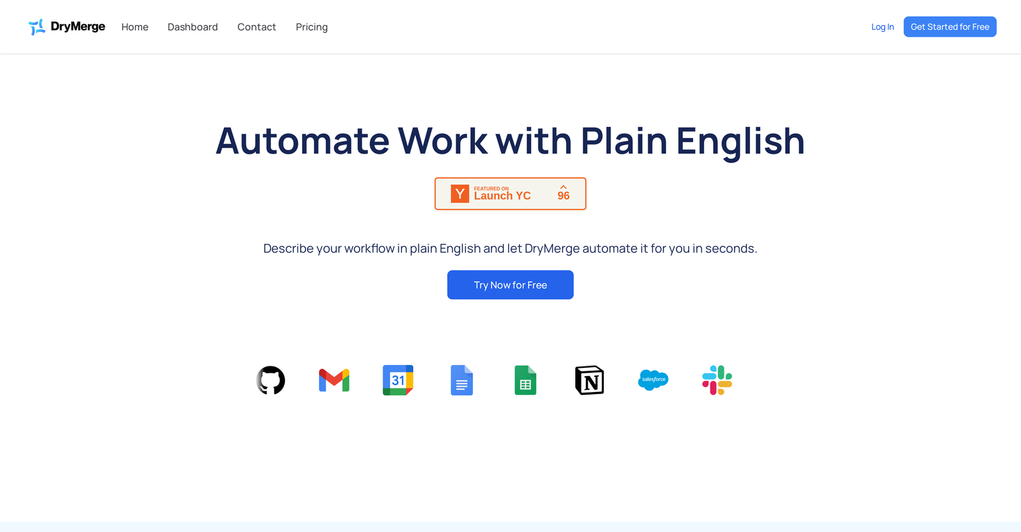 DryMerge screenshot