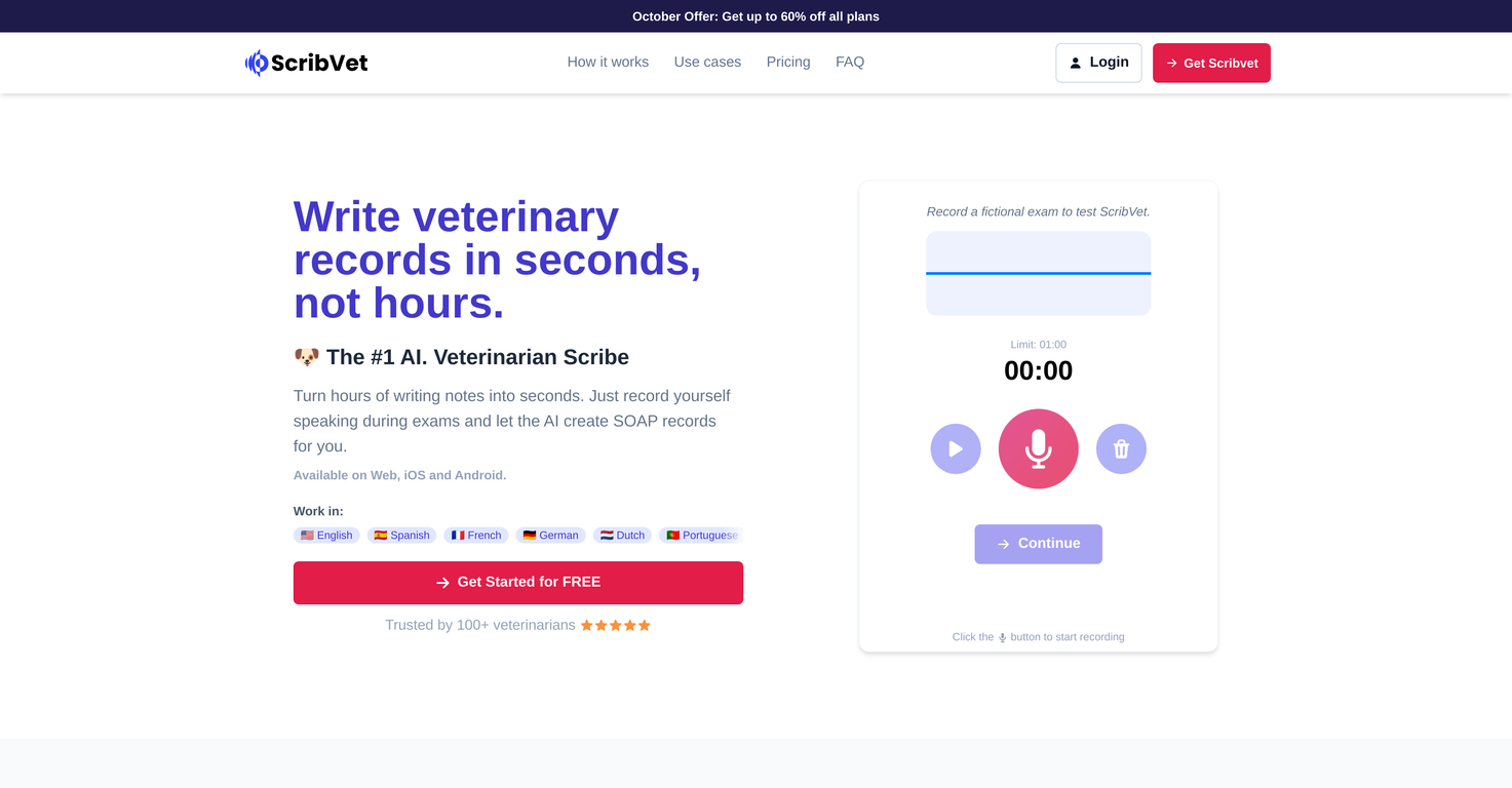 ScribVet screenshot