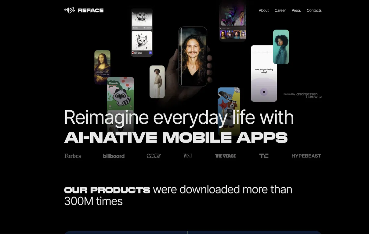 Reface screenshot