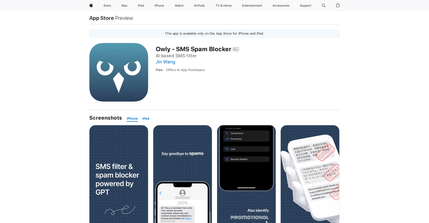 Owly screenshot