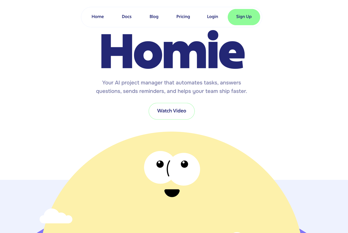 Homie screenshot
