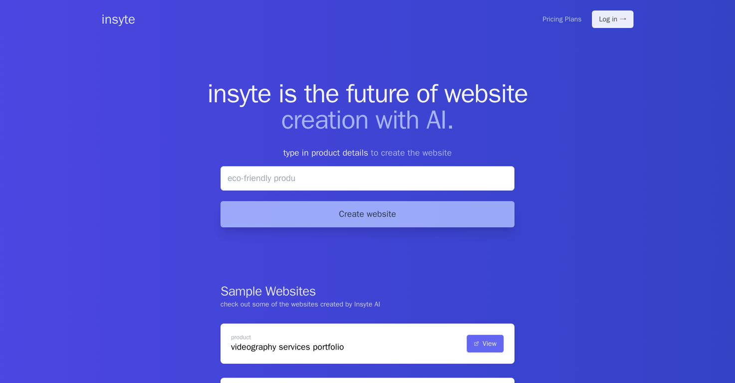 Insyte AI screenshot