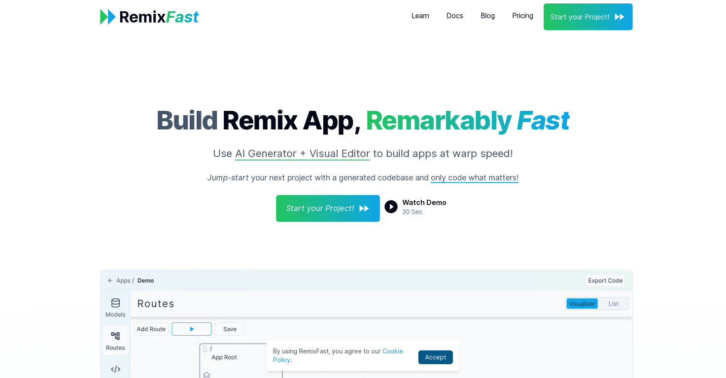 Remixfast screenshot