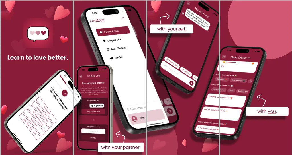 LoveDoc - Ai Couples Coach screenshot