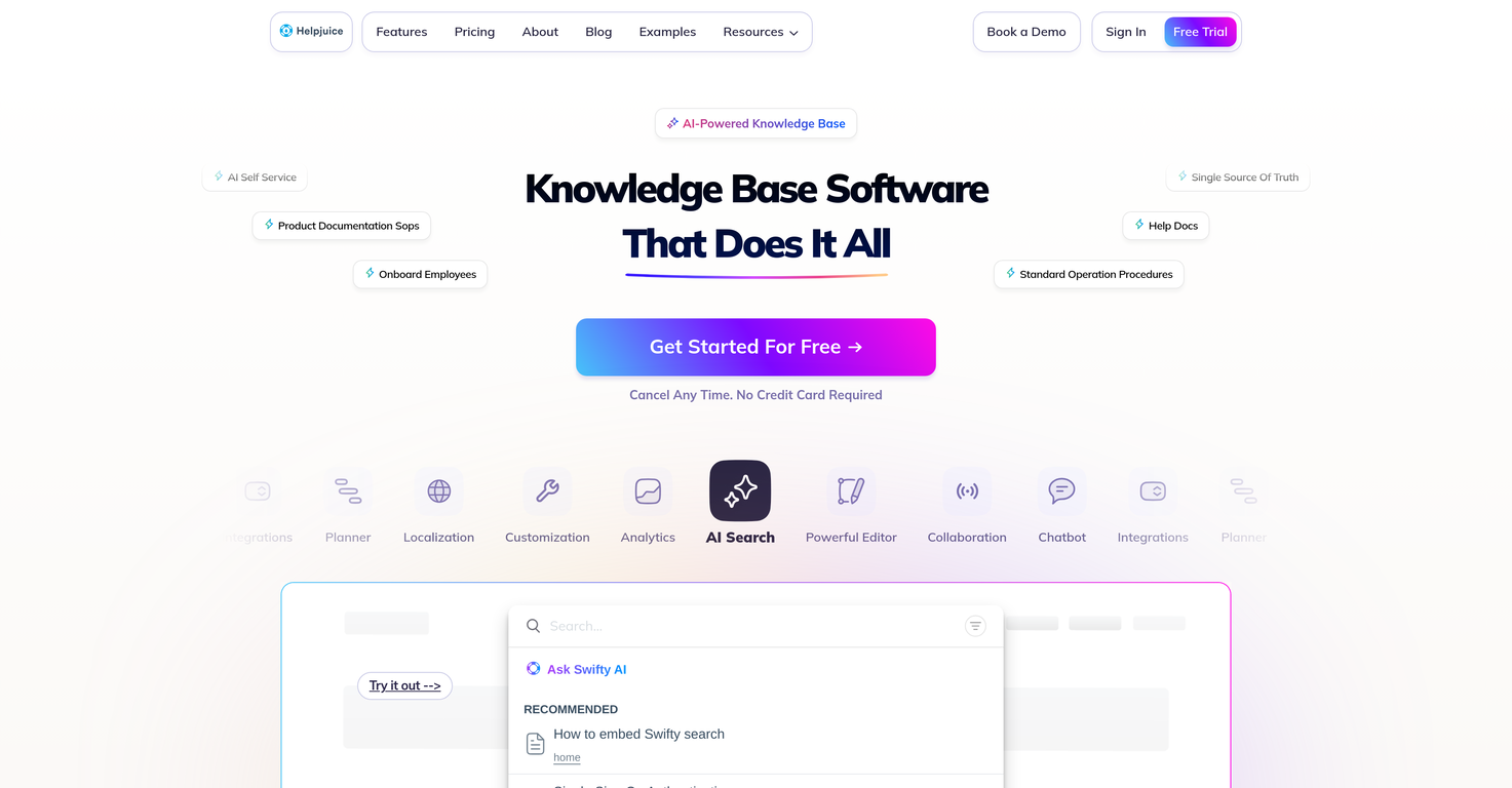 Helpjuice screenshot